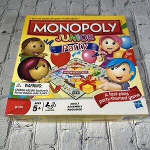 Monopoly Junior Party Game Hasbro 2011 Kids Childrens Family